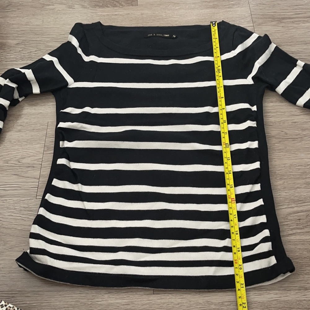 Rag&Bone Striped Knit Top - Picture 8 of 9